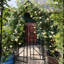 Black Iron Garden Arch, Gate, , Climbing Plants, Galvanized, Powder - Coated, Long Term Use, Stable Load Bearing Frame, Ornamental Arch With Size W58.35*H96.65, Support For Jasmine And Other Flowers,