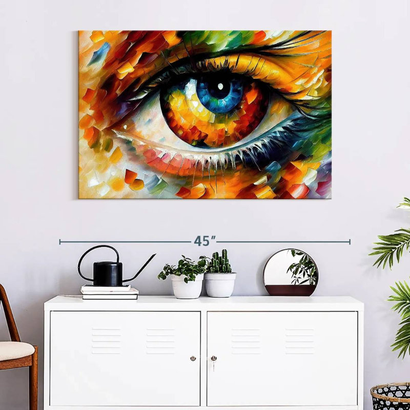 Leisha Eye I, 26" H x 39" W