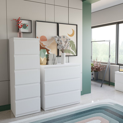 Edmore 5 Drawer Tall Narrow Chest