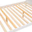 Lit simple superposé au dessus d'un lit double avec tablettes, escalier de rangement et 2 tiroirs, blanc
