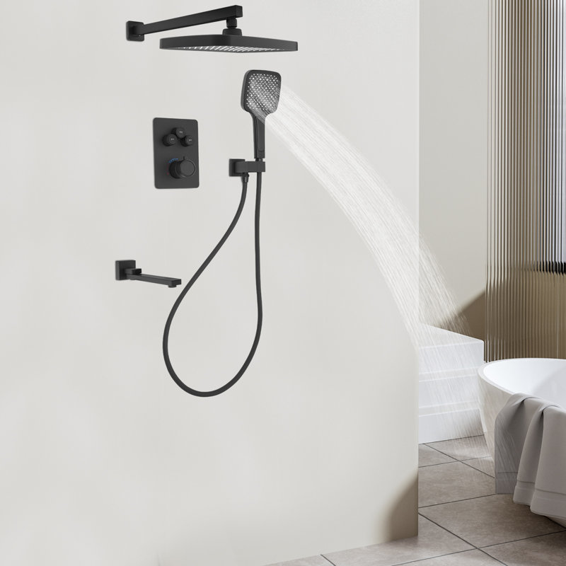 Complete Shower System with Digital Display
