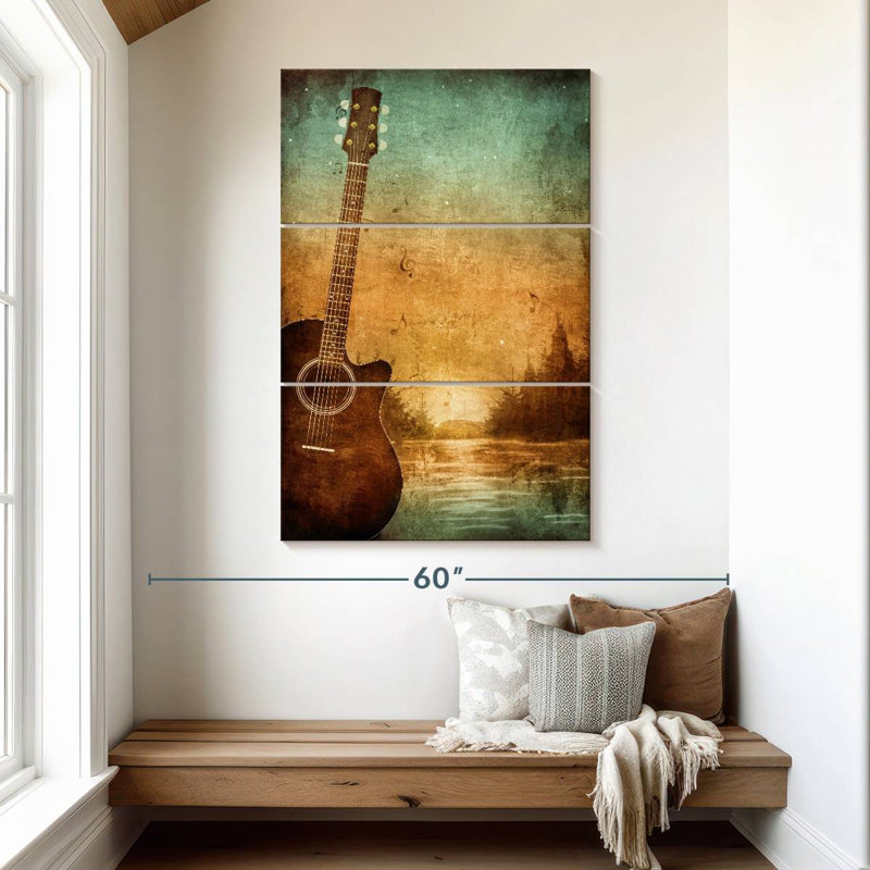 Lac grunge et guitare