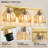 3-light Dimmable Vanity Light With Vintage Floral Tulip Glass Shade-1613618702