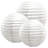 White Multi-Size Paper Lanterns - 6 Count-11819167
