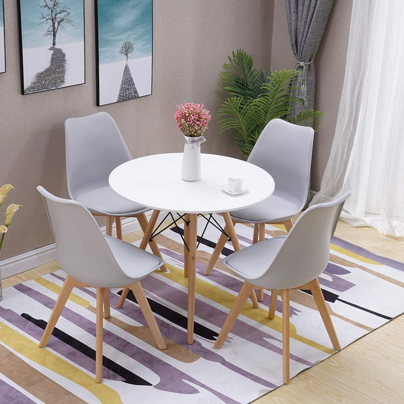 4 - Person Dining Set, Grey