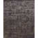 Tapis décoratif gris foncé noué à la main leffel