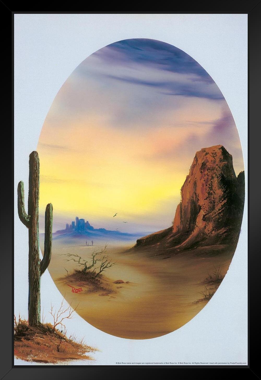 bob ross desert paintings