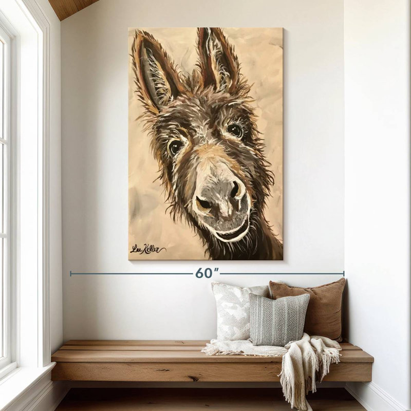 Brampt Donkey, 51" H x 34" W