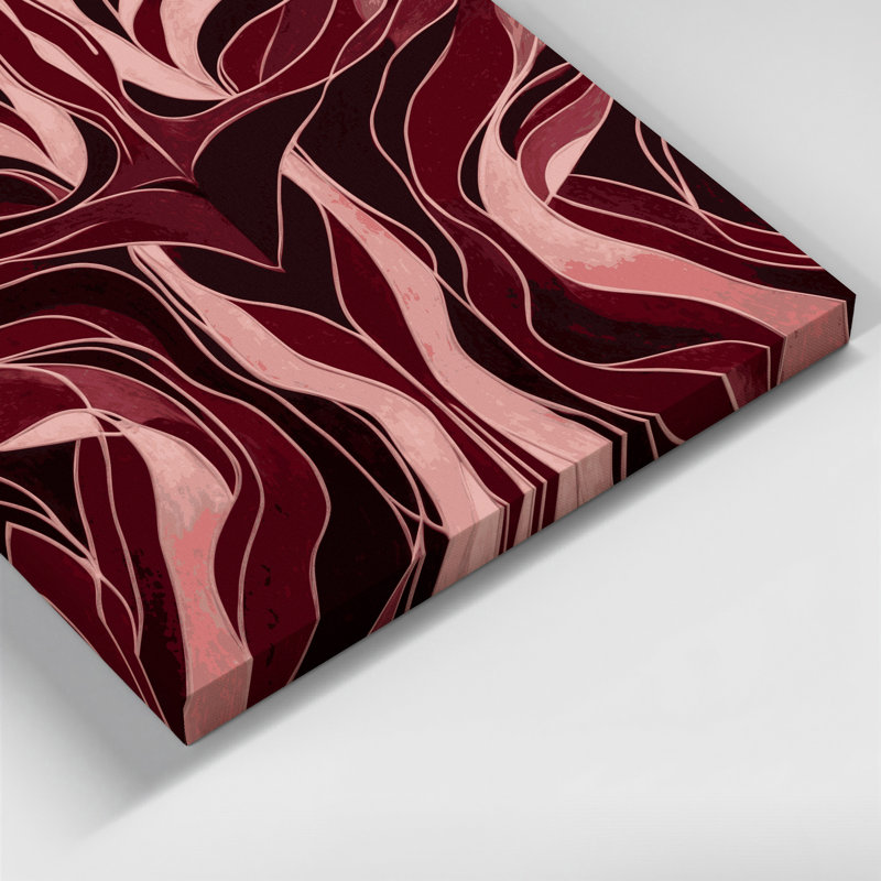 Art mural abstrait sur toile 4, H 12 po x l 12 po
