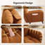 Chaise berçante rembourrée Teddy-130390471