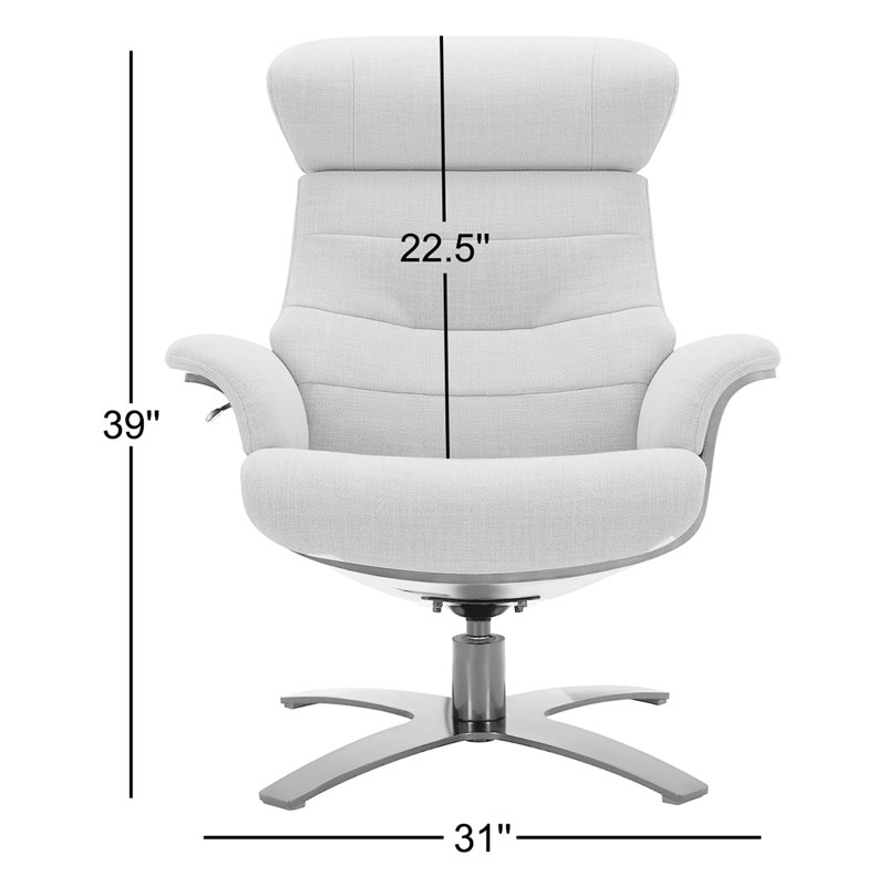 Fauteuil inclinable pivotant 31 po Dillon