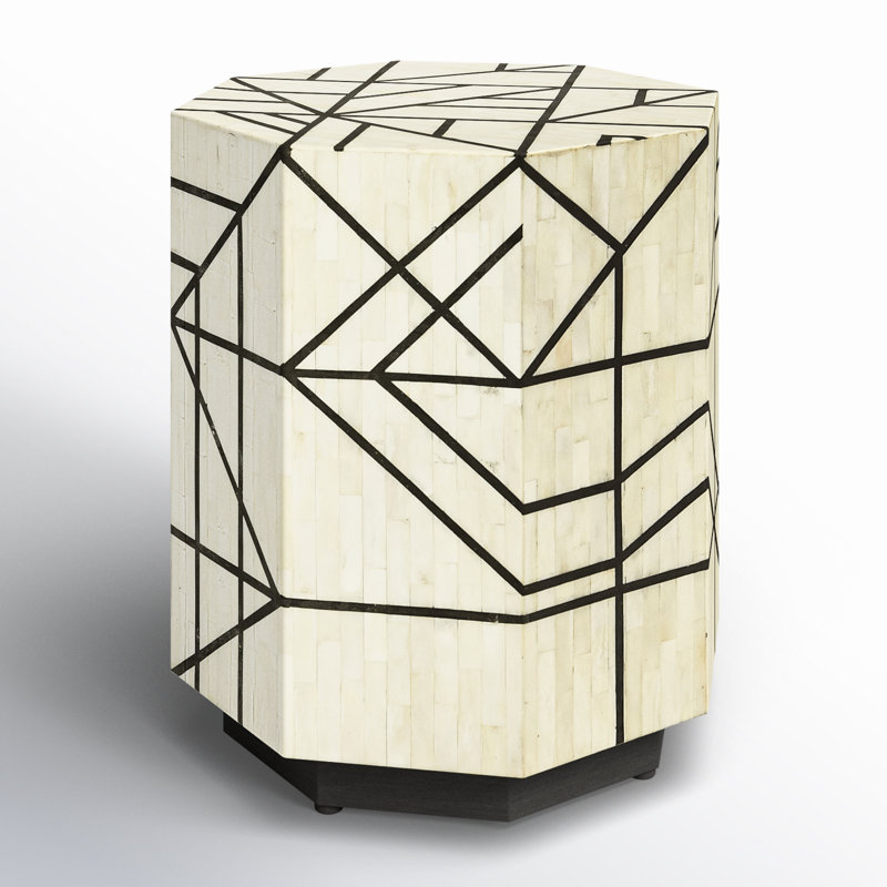 Greta Bone Inlay Side Table