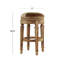 Tabouret de coiffeuse en bois massif Schock