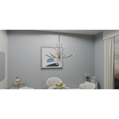 Cheyene 6 - Light Dimmable Sphere Chandelier
