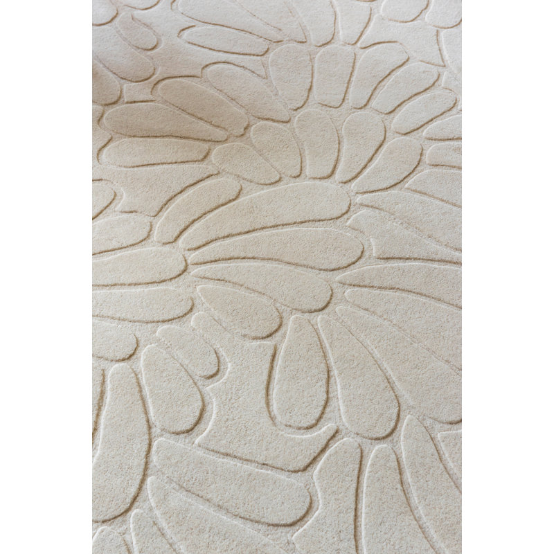 LA Coleby Petals - crème ivoire 078809 250 x 350, Rectangle 4 pi 7 po x 6 pi 6 po