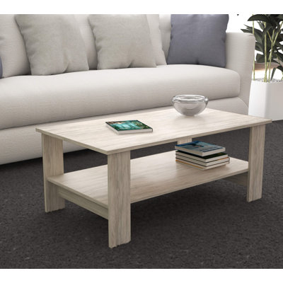 Keeon Four Leg Coffee Table with Storage