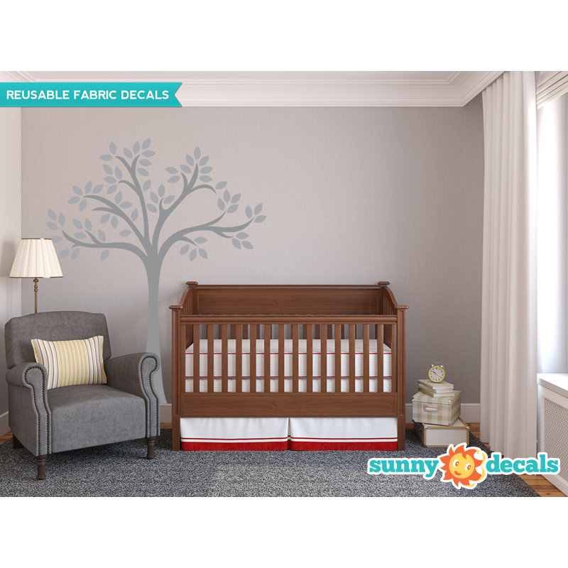 Adhésif décoratif arbre, Gris