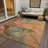 Machine Washable Indoor/Outdoor Xhevrie Coral Rug-1599227538