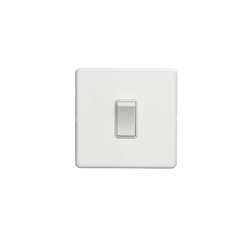 3Mm Slim Profile - Light Switch, Matt White