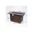 44" Propane Gas Fire Pit Table, 50000 BTU Rectangular Fire Pit, Tile Tabletop with Beautiful Wicker Base for Outside Patio Deck Garden Courtyard