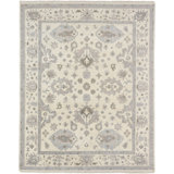Neerav Wool Oriental Area Rug in Ivory