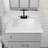 25 Inch Camilla Modern Vanity Top Single Sink with Backsplash, Solid White