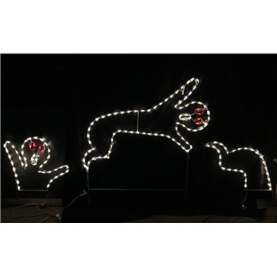 Animated Ghost Halloween Holiday Lighted Display