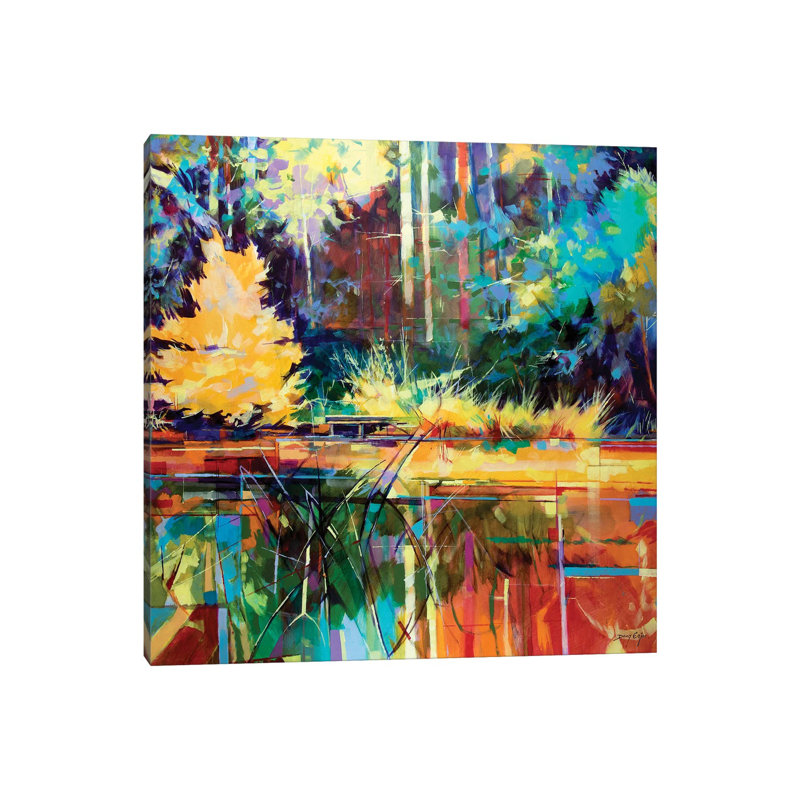 Waterloo Screens by Doug Eaton - Painting on Canvas, 66.04 cm H x 66.04 cm W x 1.91 cm D, Wrapped Canvas