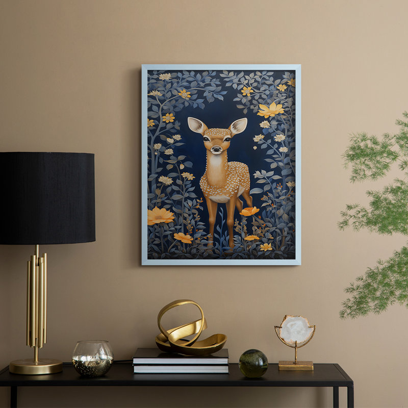 "ANIMALS Series CDLxxiii", H 15 po x l 12 po, Bleu