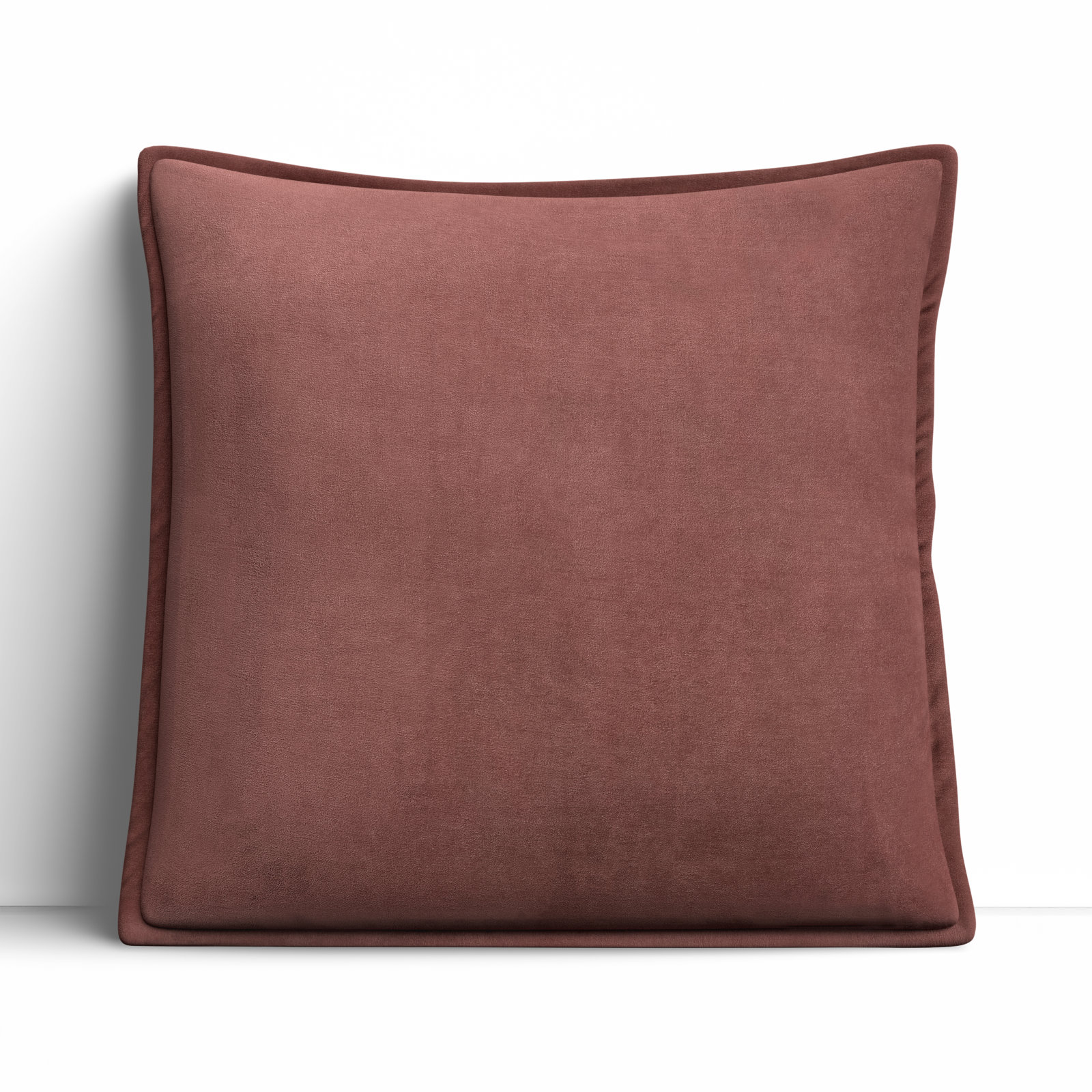 Norwin Cotton Pillow Cover, 20" x 20", Rust