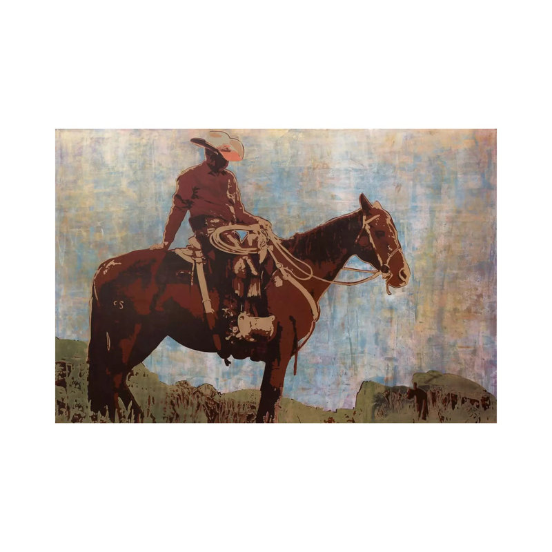 «Western Moment» par Maura Allen, impression sur toile tendue, H 18 po x l 26 po x P 1,5 po, Toile tendue