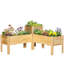 Ensemble de 3 jardinières surélevées Outsunny