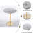 31.5"Tulip BAR Table Mid-Century BAR Table For 2-4 People With Round Mdf Table Top, Pedestal BAR Table