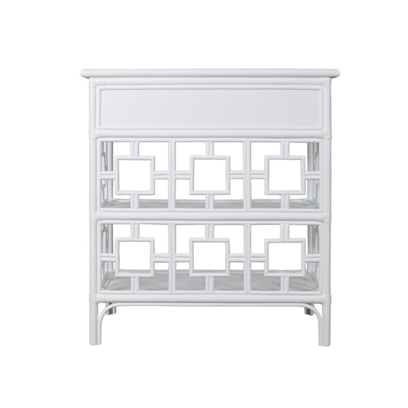 Sobe End Table, Bright White