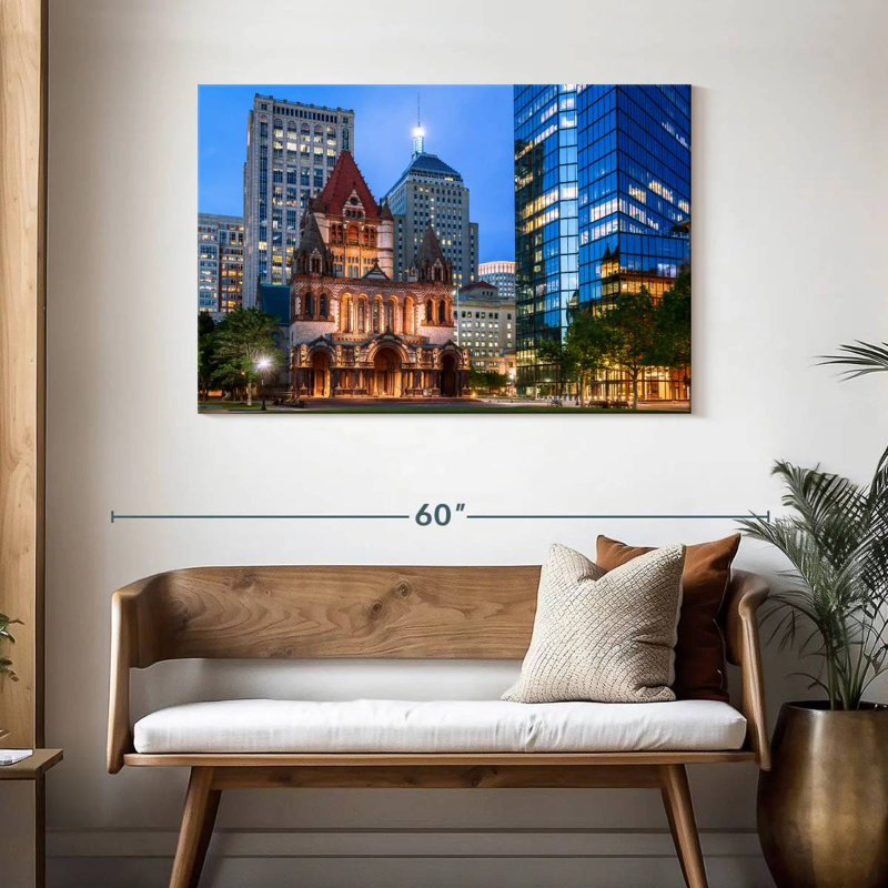 Église de la Trinité à Boston, H 30 po x l 45 po