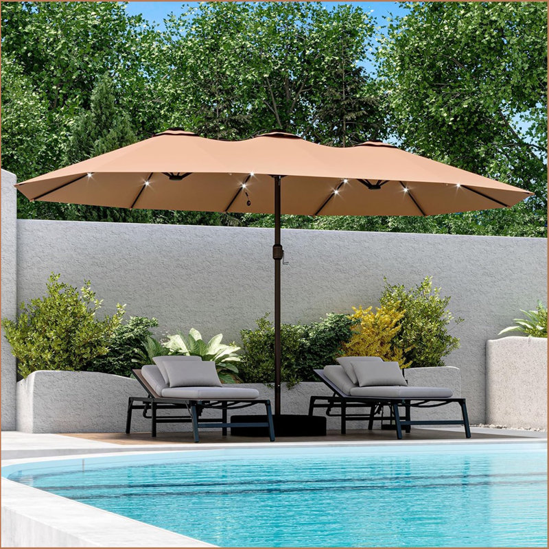 457.2cm Lighted Market Parasol