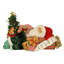 Lighted Napping Santa Figurine