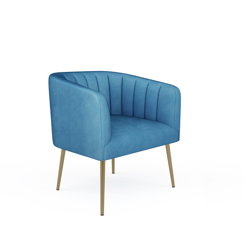 Velvet Barrel Chair