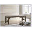 Raven Wood Fabric Upholstered Dining Bench
