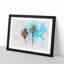 Los Angeles Palm Trees Watercolour - Picture Frame Graphic Art Print-56739112-56739119