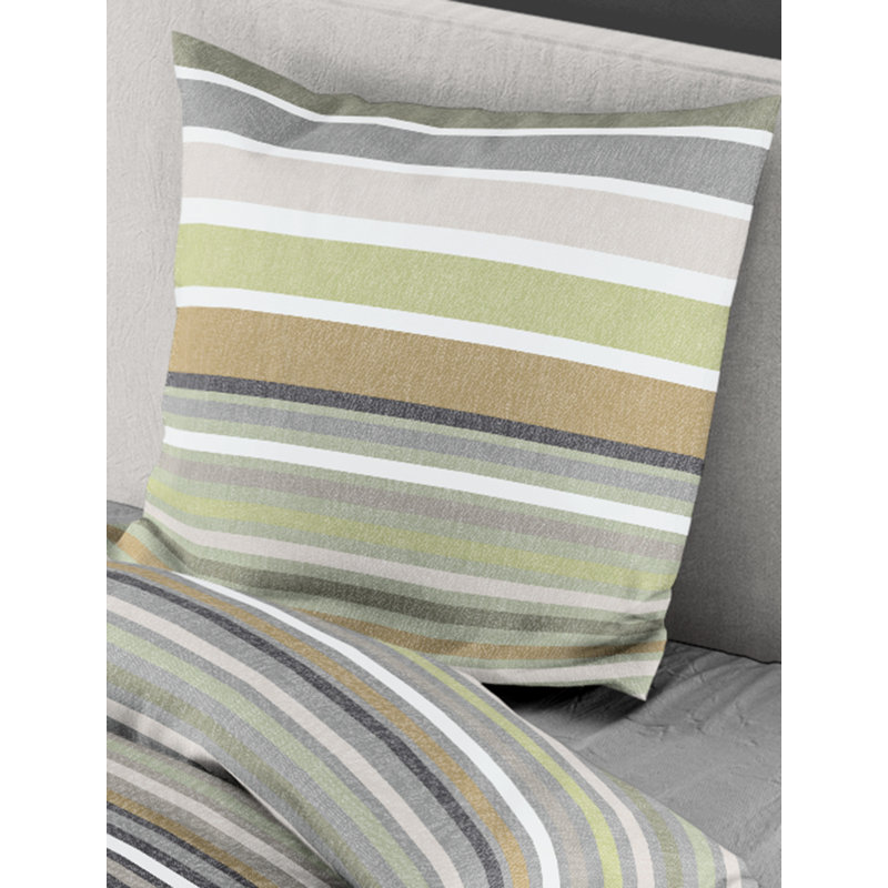 Striped Duvet Cover Set with Pillow Shams Included