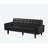 74.4'' Faux Leather Square Arm Sofa Bed-1973282090-1983379835