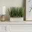 Faux Onion Grass Grass in Solid Wood Planter-232794099-232794108
