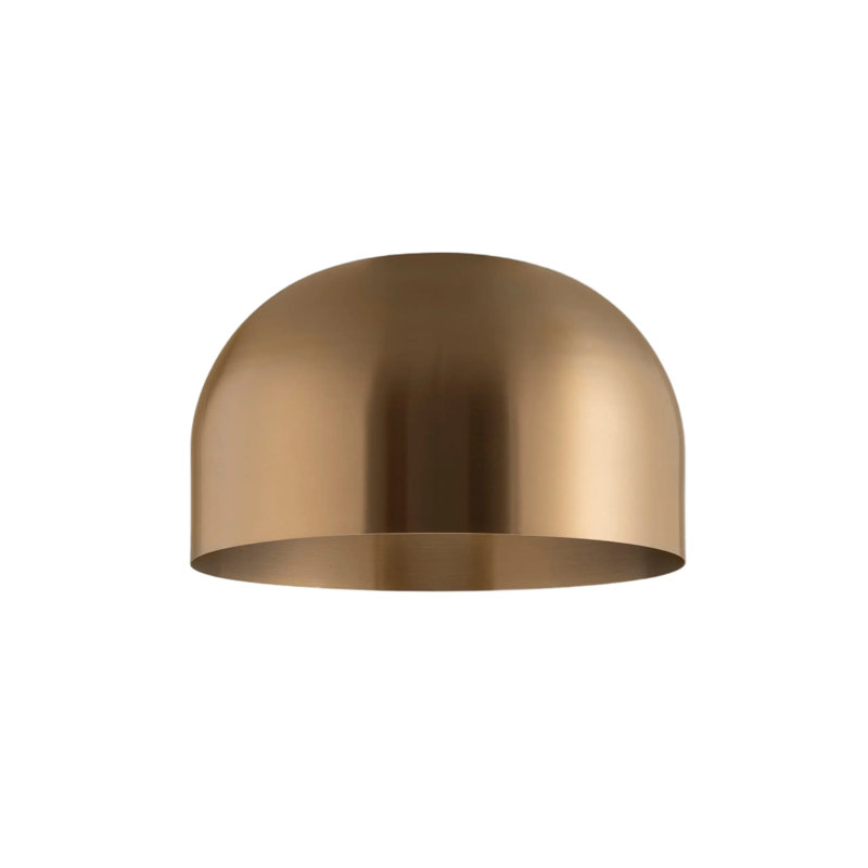 Abat-jour fourchu / grand, H 8,07 po x l 13,39 po x P 13,39 po, Laiton