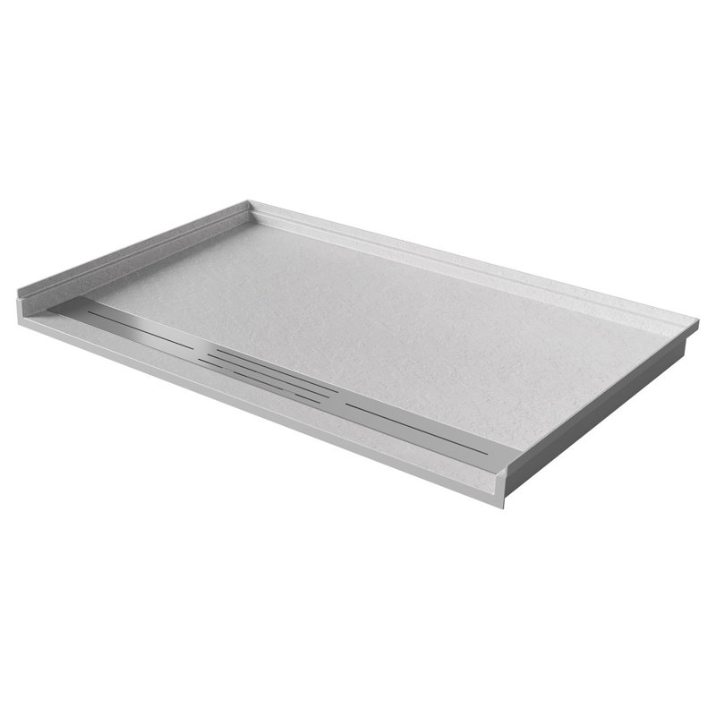 Triple base de douche rectangulaire l 60 po x P 34 po