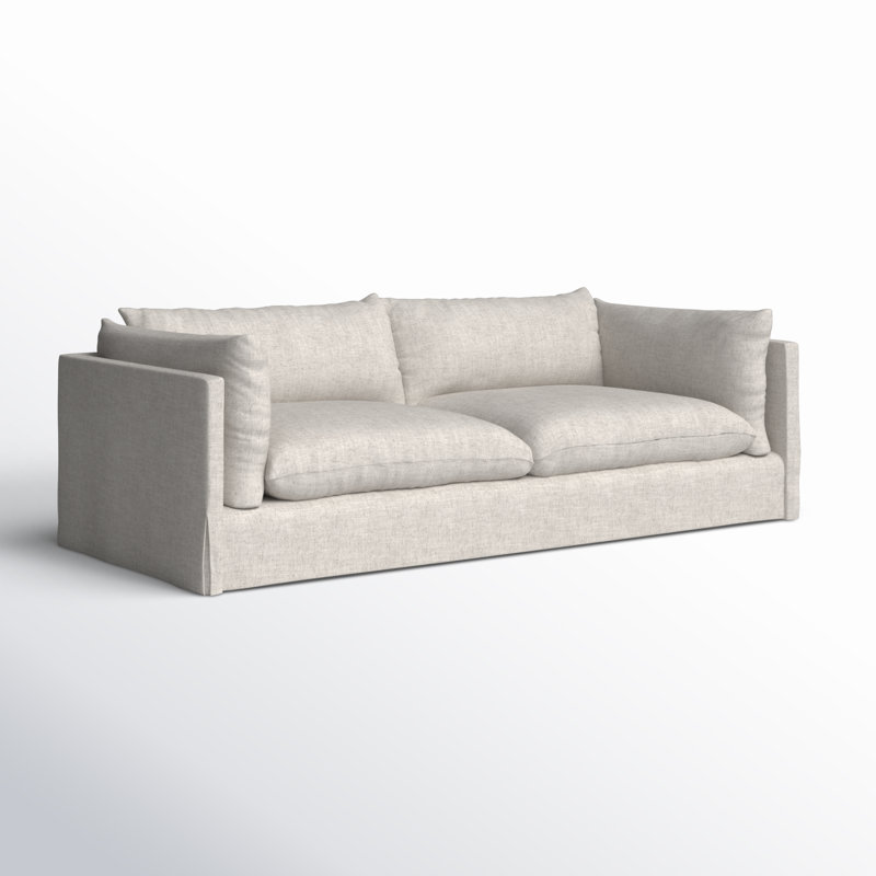 Habitat Sofa, Valley Nimbus Beige Linen, 90.5" W x 40" D x 30" H