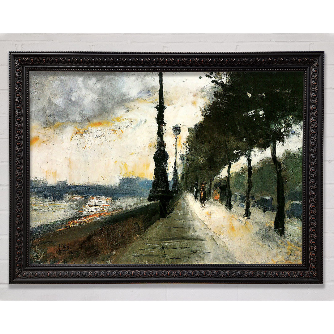 Waterloo Bridge In The Sun von Lesser Ury - Drucken