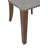 Tufted Solid Wood Side Chair in Beige/Brown