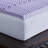 2" Zoned Lavender Memory Foam Mattress Topper, 5 Targeted Zones, Reversible - Twin sized-31806323