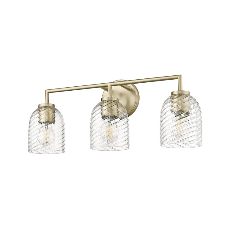 Krisleigh 3 - Light Bathroom Vanity Light, Modern Gold